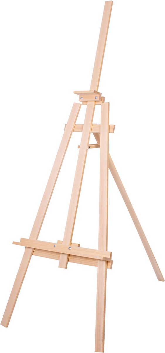 Springos Schildersezel | Hangemaakt | Tot 130 CM Hoogte | 175 X 58 X 92 CM